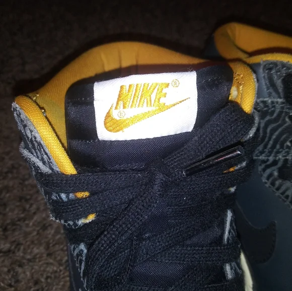 Nike Dunk Hi  Print Anthracite Tiger 543242-004- size 7.5 female - Picture 6 of 11